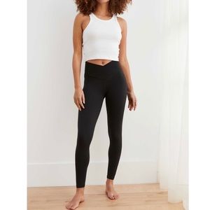 aerie | Pants u0026 Jumpsuits | Aerie Real Me High Waisted Crossover Legging  Size Small | Poshmark